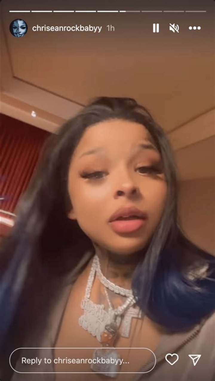 Chrisean Rock's Blueface Diss Song Not Making Her Any Money, She Explains Why Before Parking Lot Concert