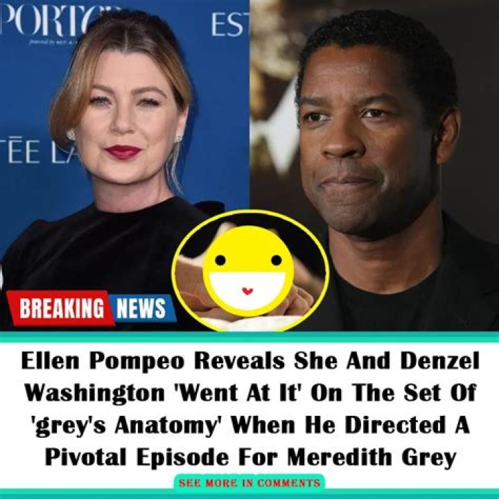 Ellen Pompeo Cussed Out Denzel Washington On "Grey's Anatomy" Set