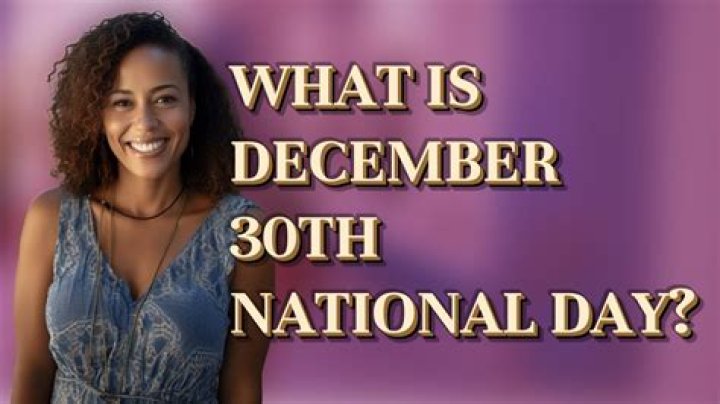 What Happened On December 30th